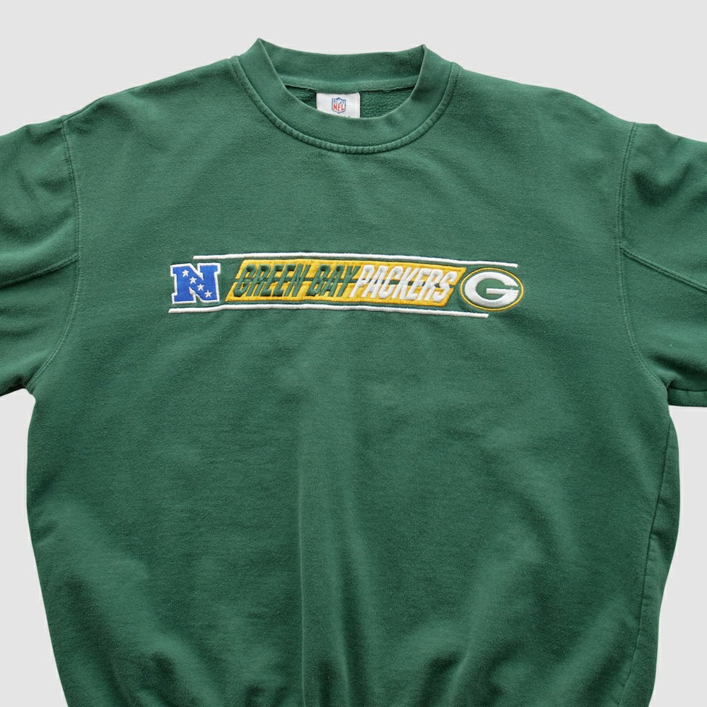 Green Bay Packers NFL 2000s Pullover Sweatshirt - Green Vintage cheap