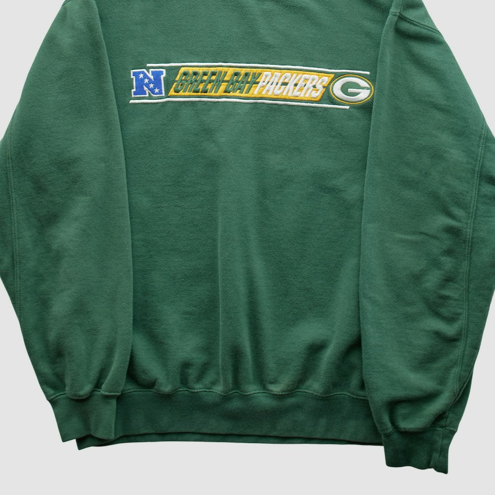 Green Bay Packers NFL 2000s Pullover Sweatshirt - Green Vintage cheap
