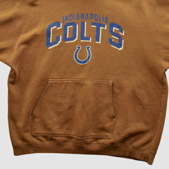 Indianapolis Colts Reebok 2000s Hooded Pullover Sweatshirt - Tan Vintage discount