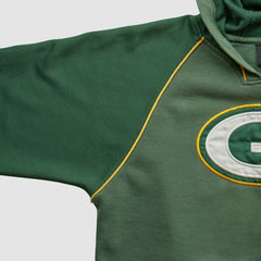 Green Bay Packers NFL 2010s Hooded Pullover Sweatshirt - Green Vintage on sale