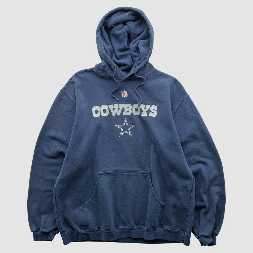 Dallas Cowboys Reebok 2000s Hooded Pullover Sweatshirt - Navy Vintage outlet