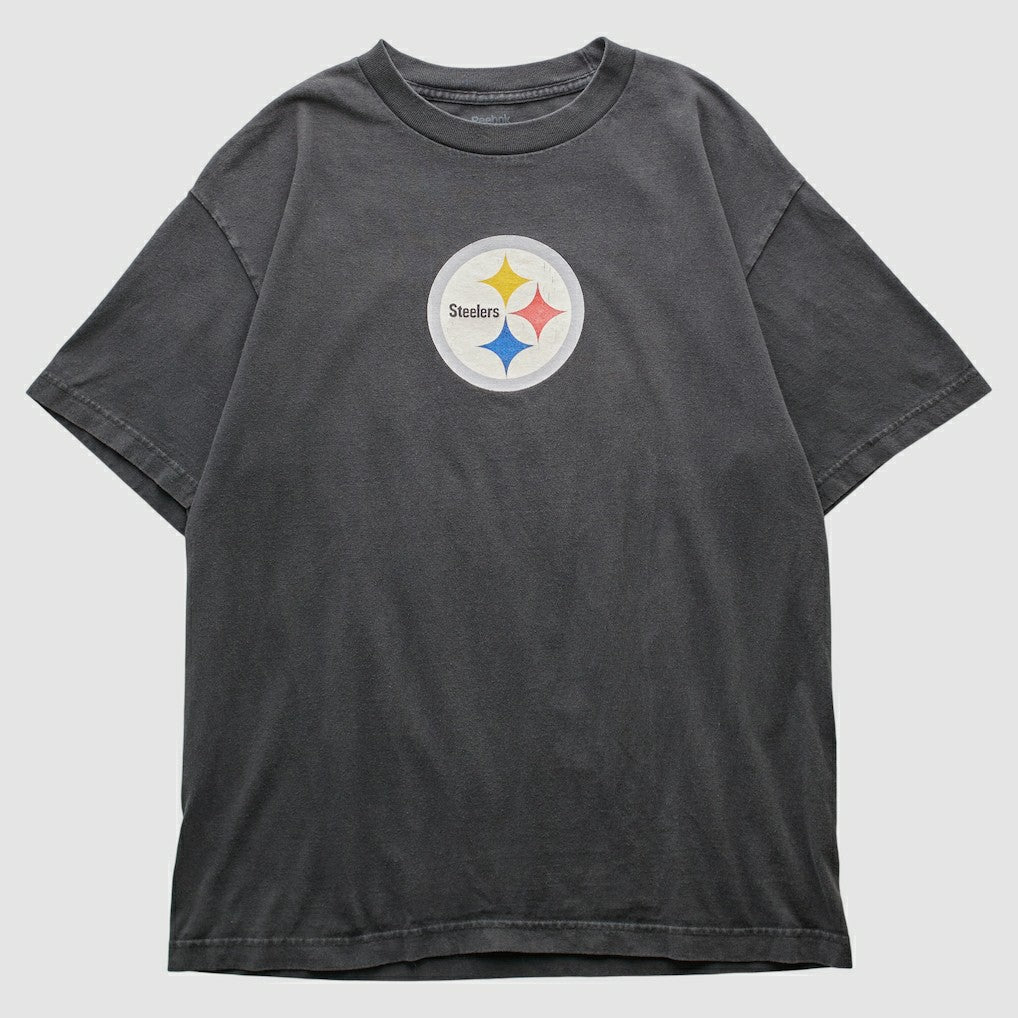 Pittsburgh Steelers Reebok 2000s T-shirt - Charcoal Vintage online