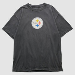 Pittsburgh Steelers Reebok 2000s T-shirt - Charcoal Vintage online
