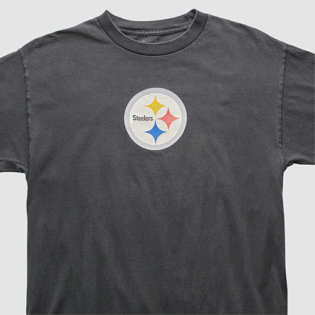 Pittsburgh Steelers Reebok 2000s T-shirt - Charcoal Vintage online