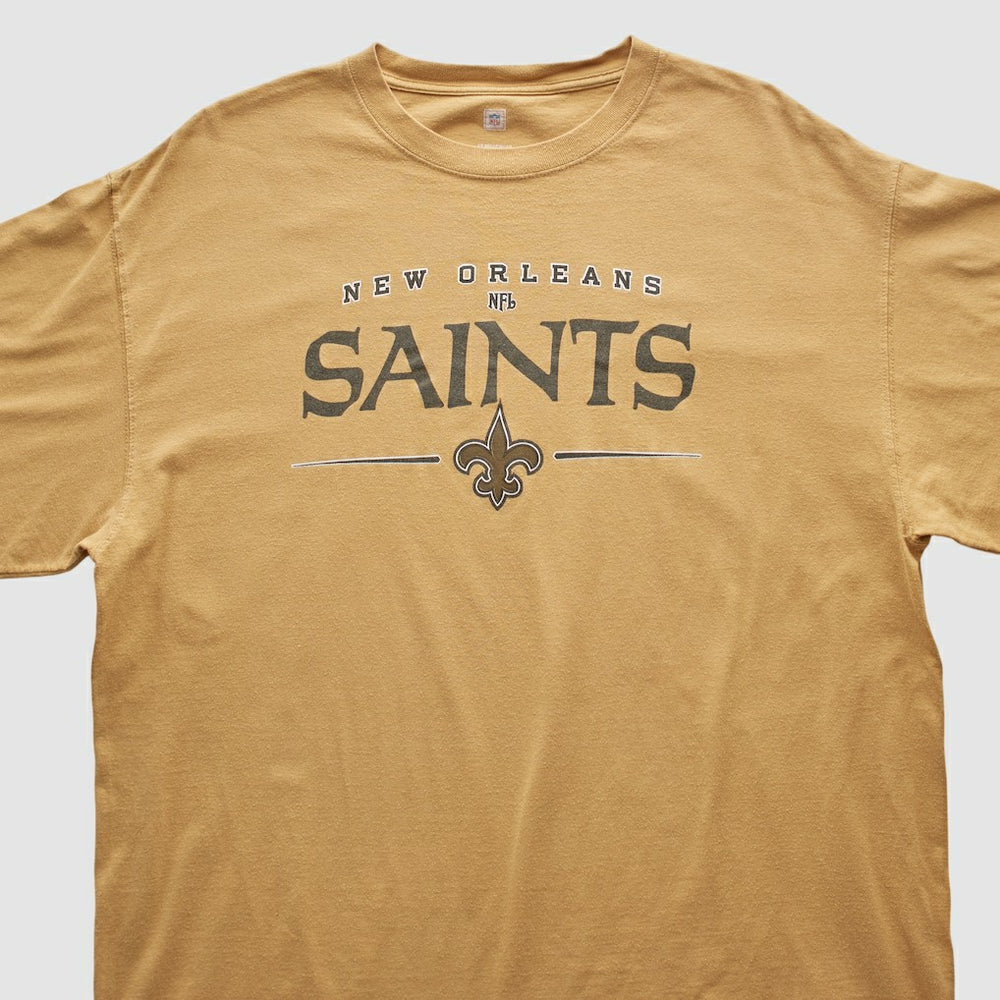 New Orleans Saints NFL 2000s T-shirt - Tan Vintage on sale