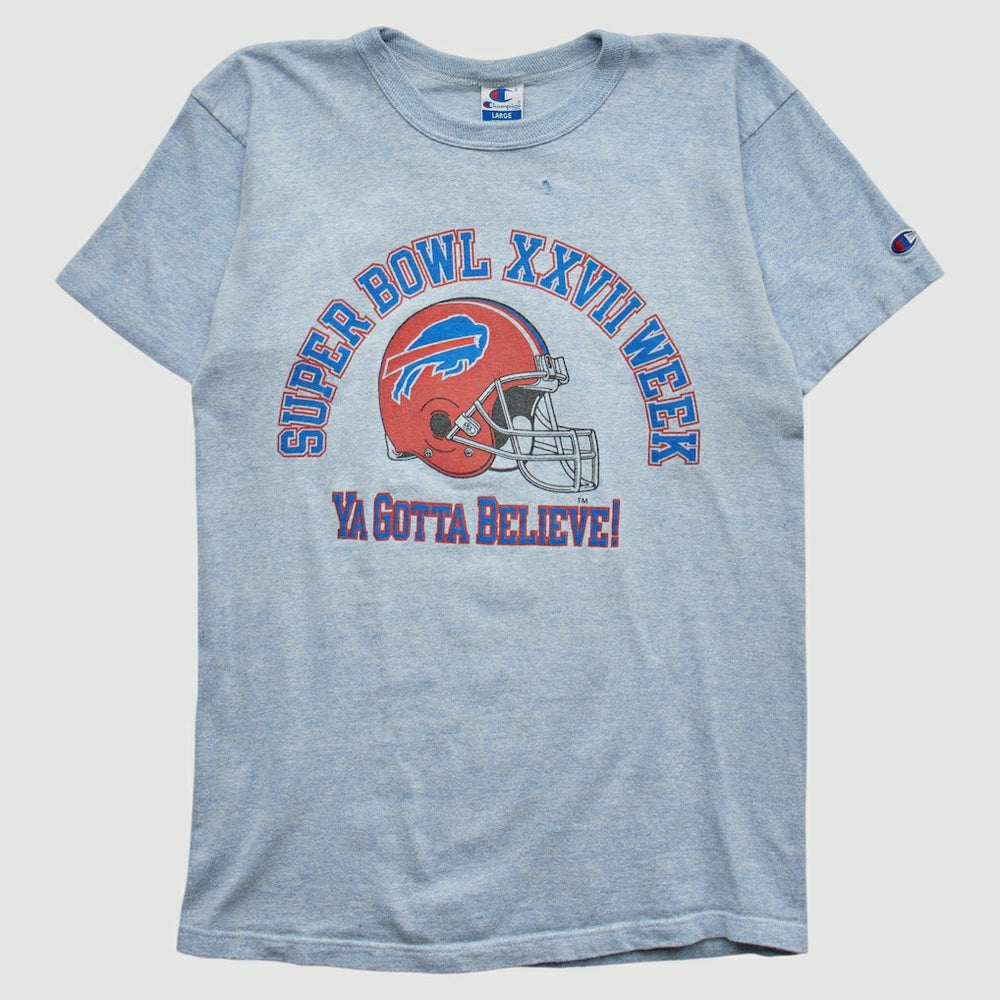 Buffalo Bills Champion 1993 T-shirt - Heather Gray Vintage online