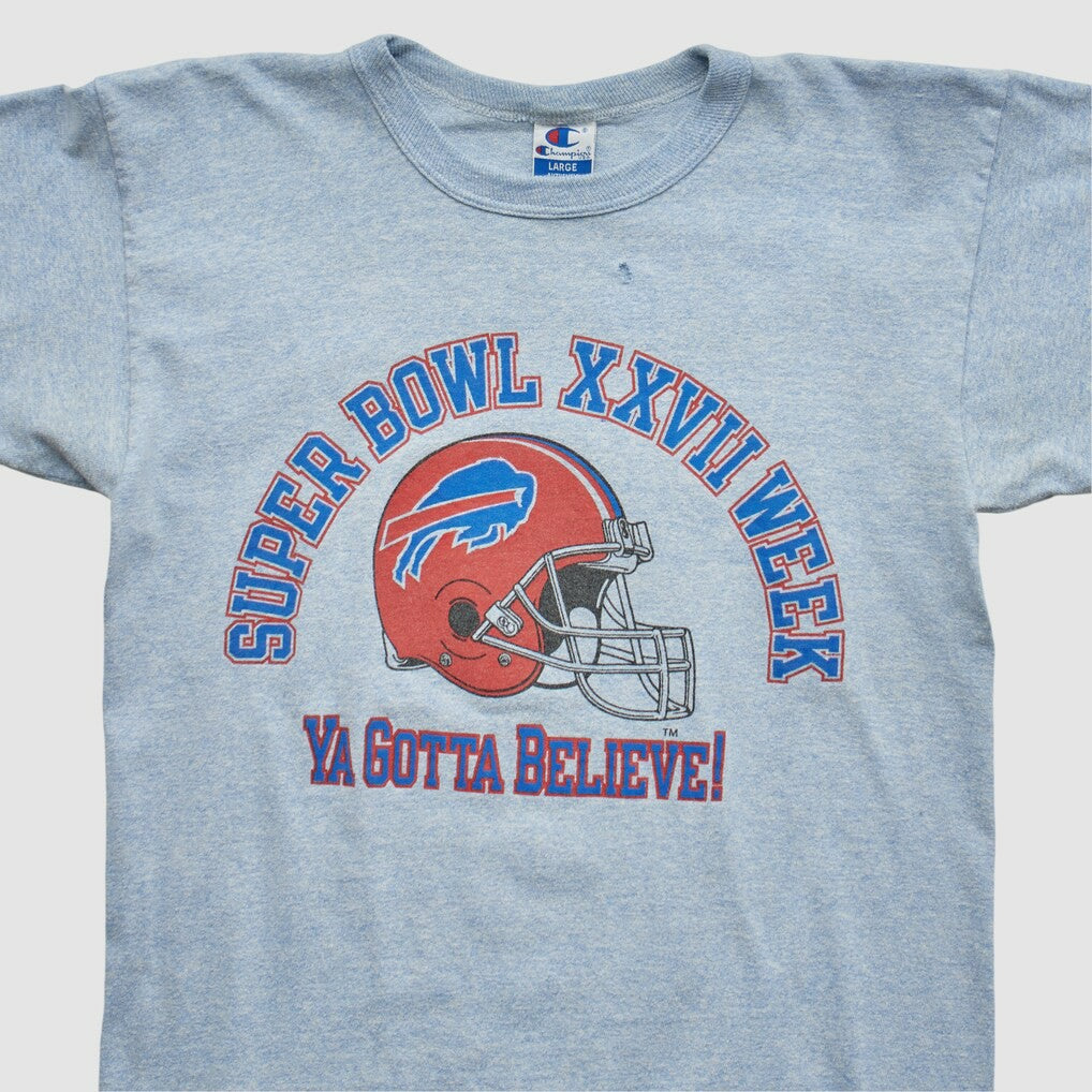 Buffalo Bills Champion 1993 T-shirt - Heather Gray Vintage online