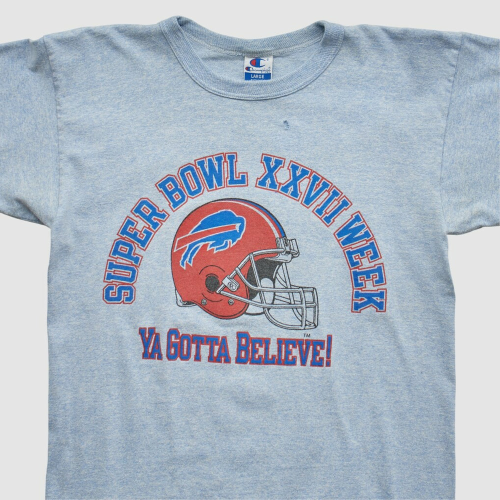 Buffalo Bills Champion 1993 T-shirt - Heather Gray Vintage online
