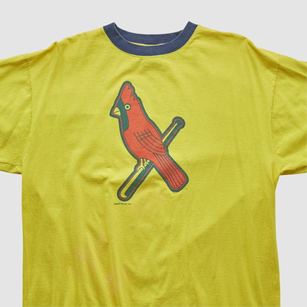 St. Louis Cardinals Cooperstown Collection T-shirt Yellow Vintage