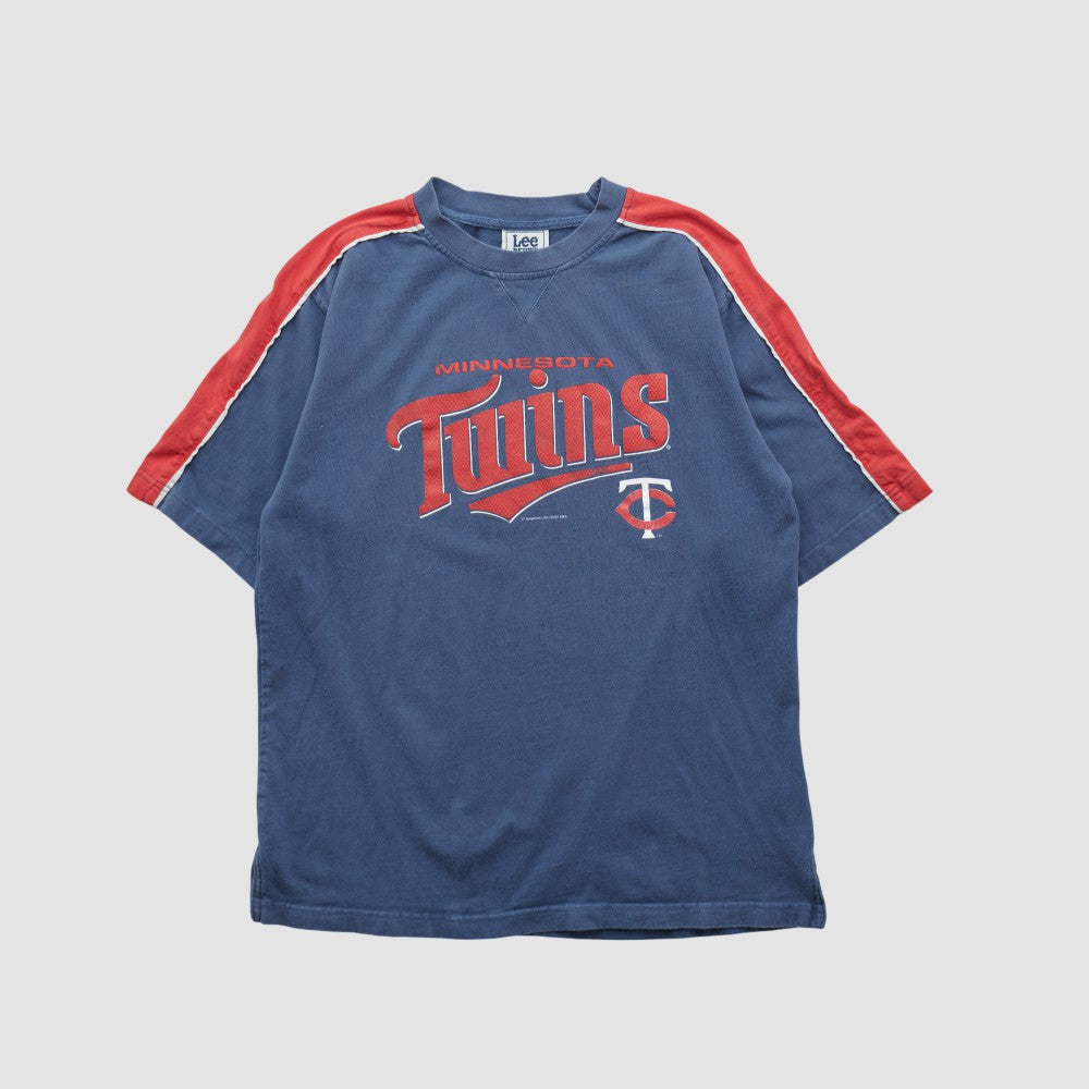 Minnesota Twins Lee Apparel T-shirt Navy Vintage