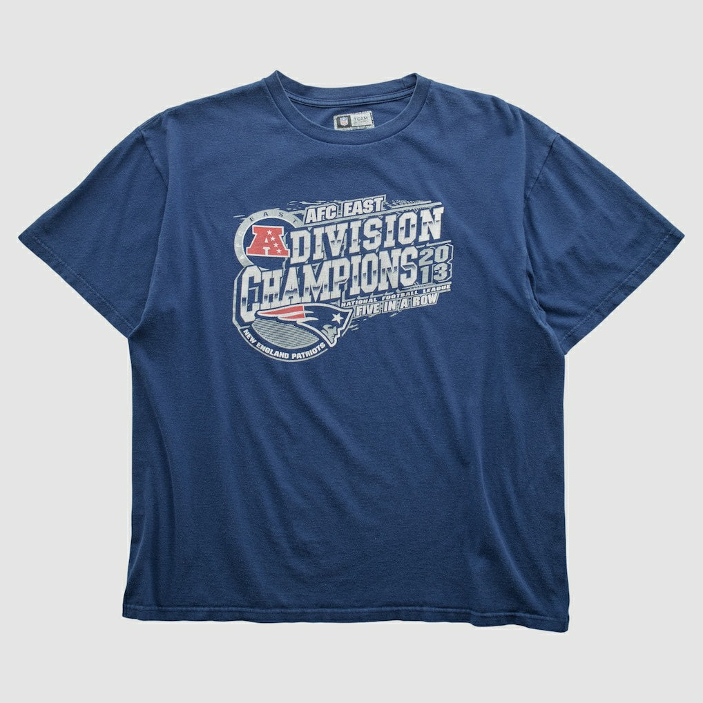 New England Patriots NFL 2013 T-shirt - Navy Vintage sale
