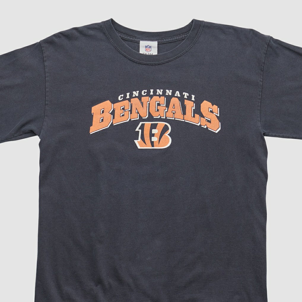 Cincinnati Bengals NFL 2010s Long Sleeve T-shirt - Charcoal Vintage sale
