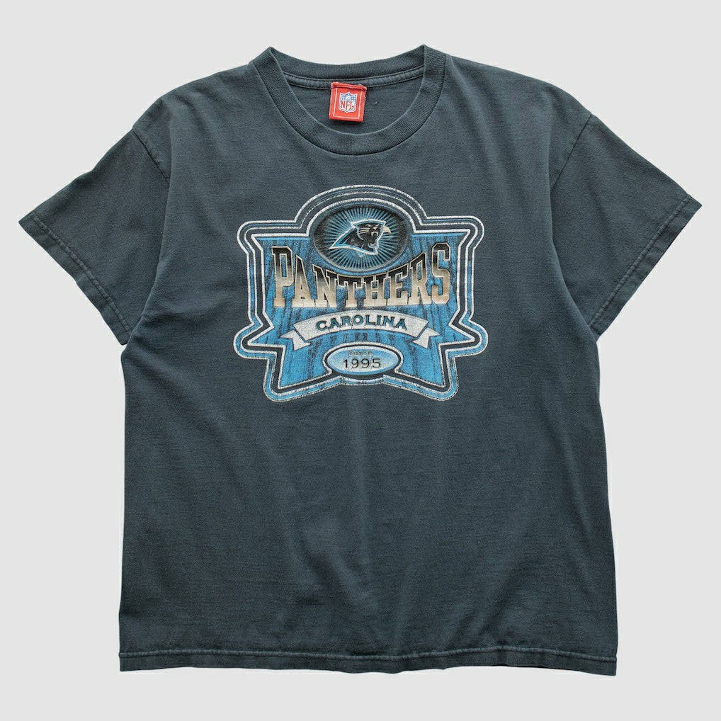 Carolina Panthers NFL 2000s T-shirt - Navy Vintage for sale