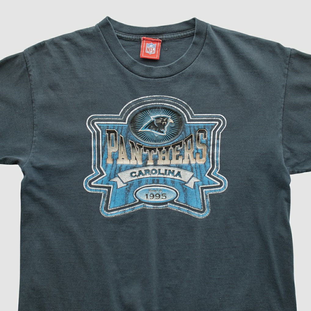 Carolina Panthers NFL 2000s T-shirt - Navy Vintage for sale