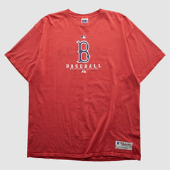Boston Red Sox Majestic 2000s T-shirt Red Vintage