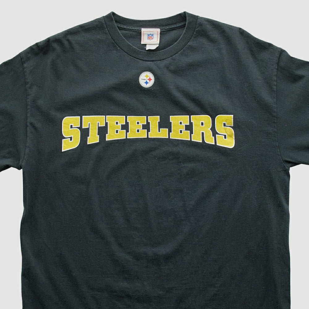 Pittsburgh Steelers NFL 2000s Long Sleeve T-shirt - Black Vintage on sale