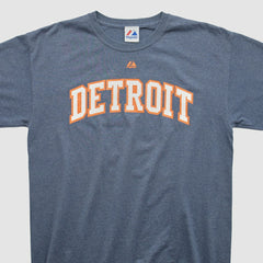 Detroit Tigers Majestic 2010s T-shirt Blue Vintage