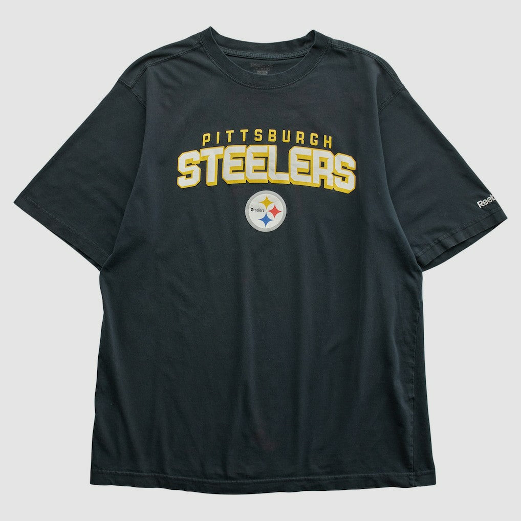 Pittsburgh Steelers Reebok 2000s T-shirt - Black Vintage outlet