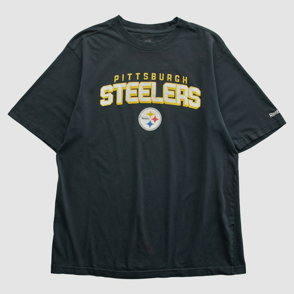 Pittsburgh Steelers Reebok 2000s T-shirt - Black Vintage outlet