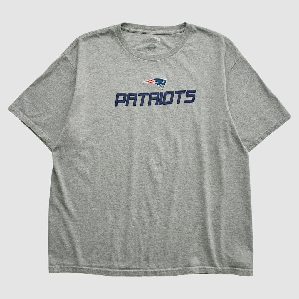 New England Patriots Team Edition Apparel 2000s T-shirt - Heather Gray Vintage for sale