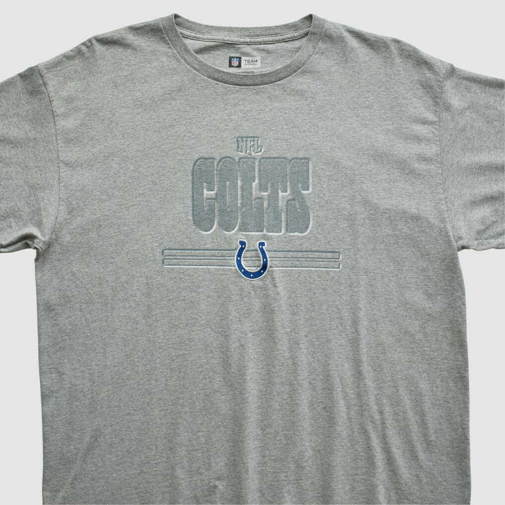 Indianapolis Colts NFL 2010s T-shirt - Heather Gray Vintage sale