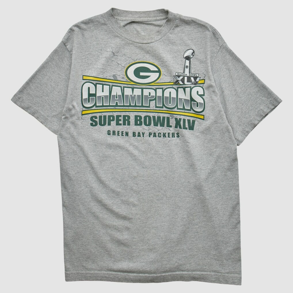 Green Bay Packers 2011 T-shirt - Heather Gray Vintage on sale