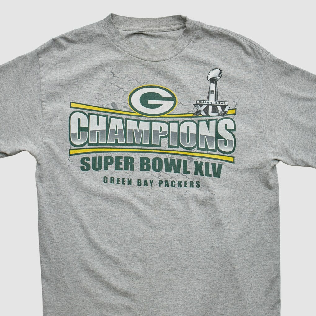 Green Bay Packers 2011 T-shirt - Heather Gray Vintage on sale