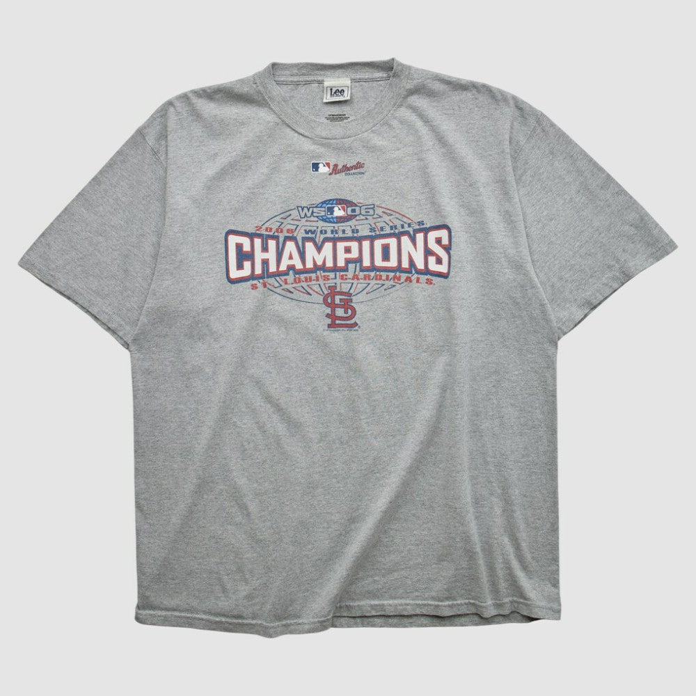 St. Louis Cardinals Lee Apparel 2006 T-shirt Heather Gray Vintage