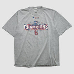 St. Louis Cardinals Lee Apparel 2006 T-shirt Heather Gray Vintage