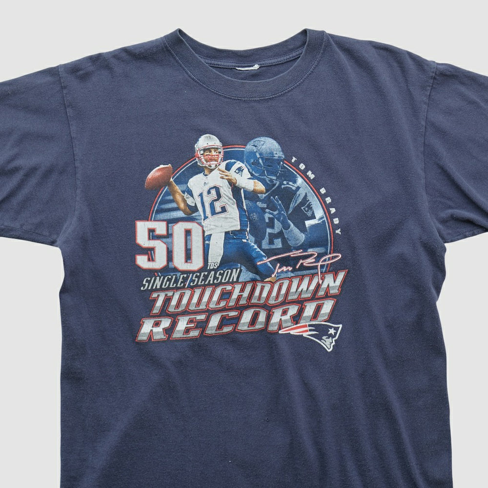 New England Patriots 2007 T-shirt - Navy Vintage outlet