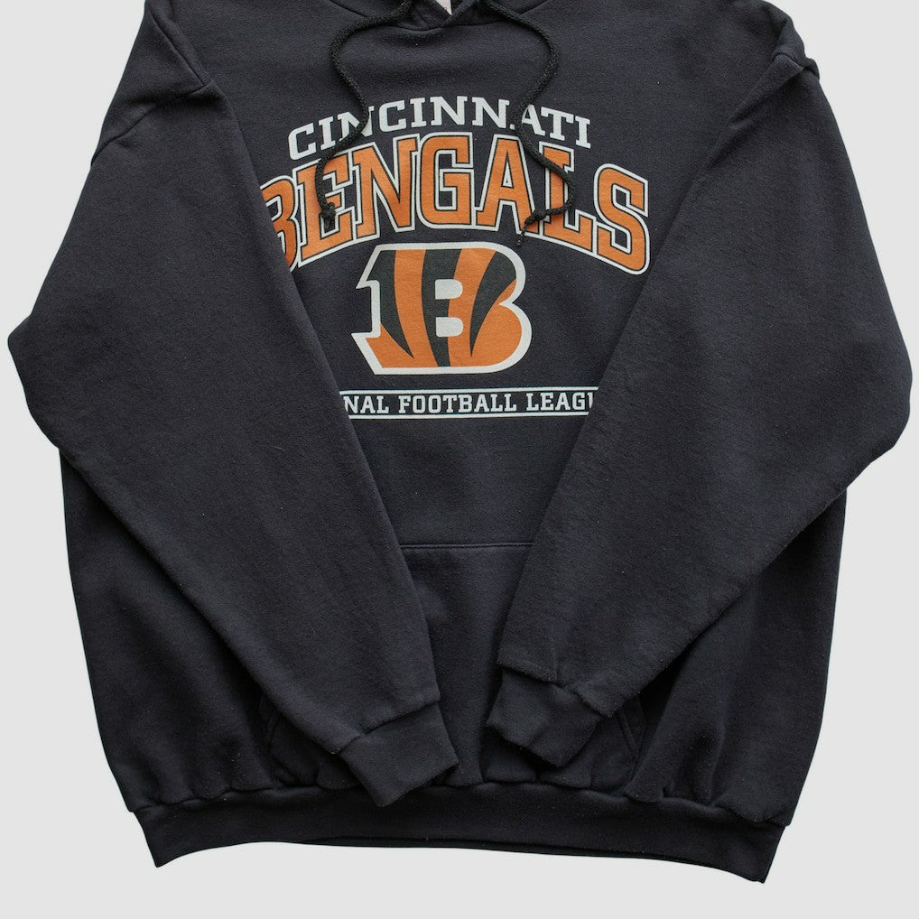 Cincinnati Bengals NFL 2010s Hooded Pullover Sweatshirt - Black Vintage discount
