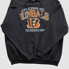 Cincinnati Bengals NFL 2010s Hooded Pullover Sweatshirt - Black Vintage discount