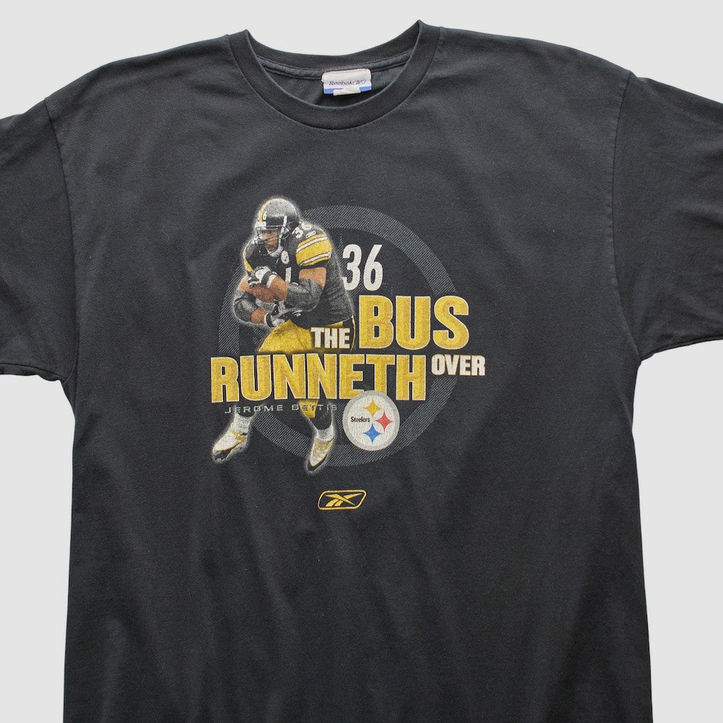 Pittsburgh Steelers Reebok 2000s T-shirt - Black Vintage cheap