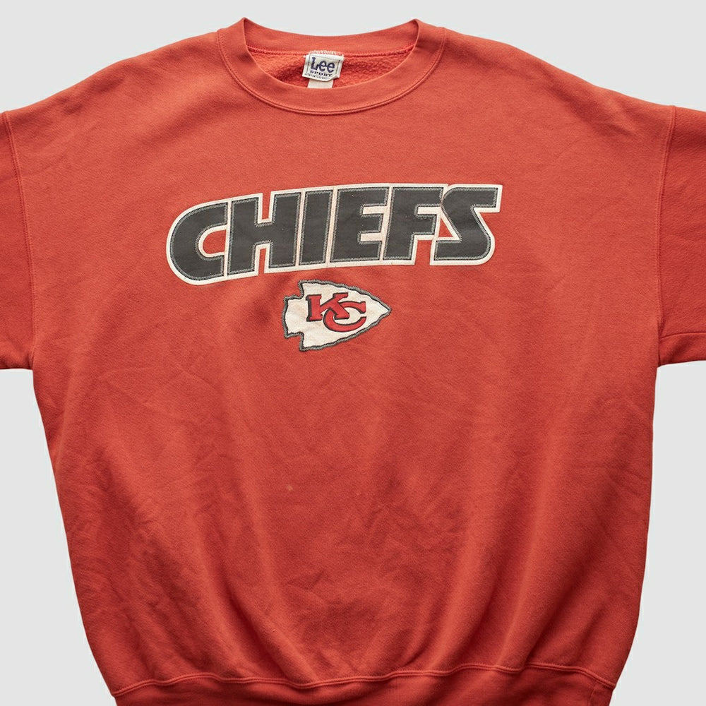 Kansas City Chiefs Lee Sport 2000s Pullover Sweatshirt - Red Vintage online