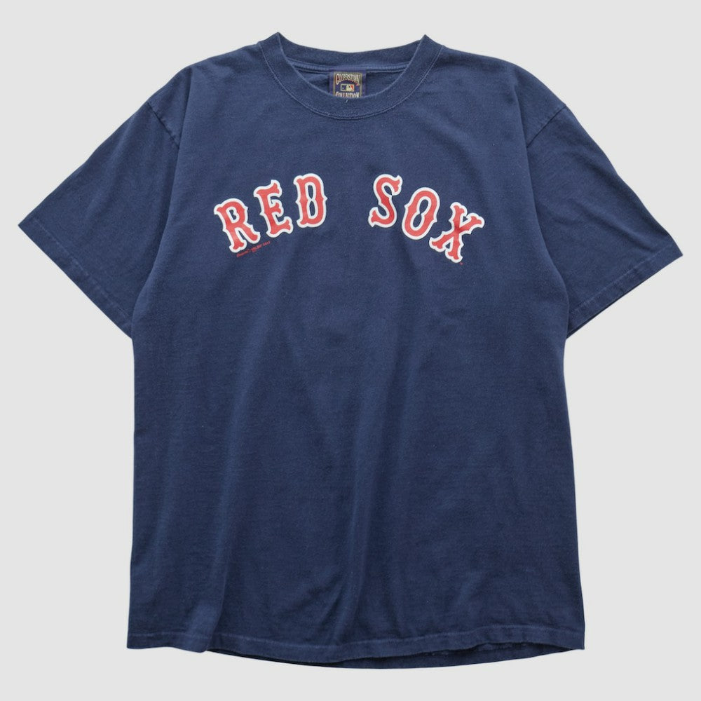Boston Red Sox Majestic 2000s T-shirt Navy Vintage