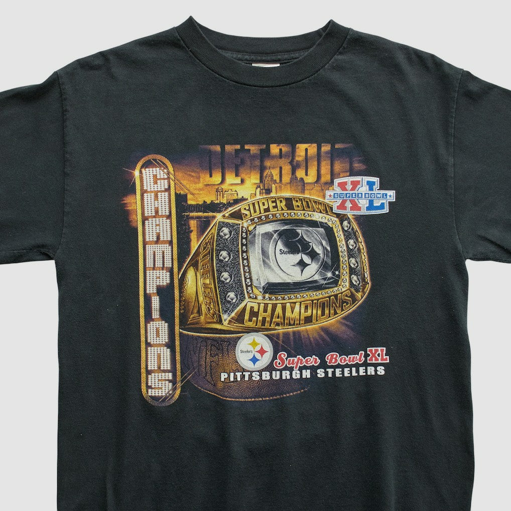 Pittsburgh Steelers Alstyle 2006 Long Sleeve T-shirt - Black Vintage outlet