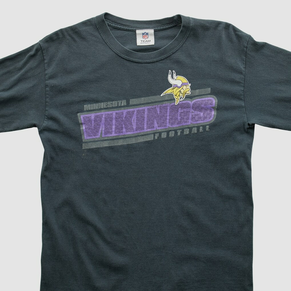Minnesota Vikings NFL 2010s Long Sleeve T-shirt - Charcoal Vintage sale