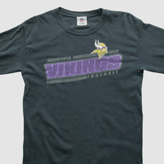 Minnesota Vikings NFL 2010s Long Sleeve T-shirt - Charcoal Vintage sale
