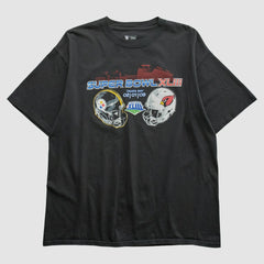 Superbowl XLIII NFL 2009 T-shirt - Black Vintage outlet