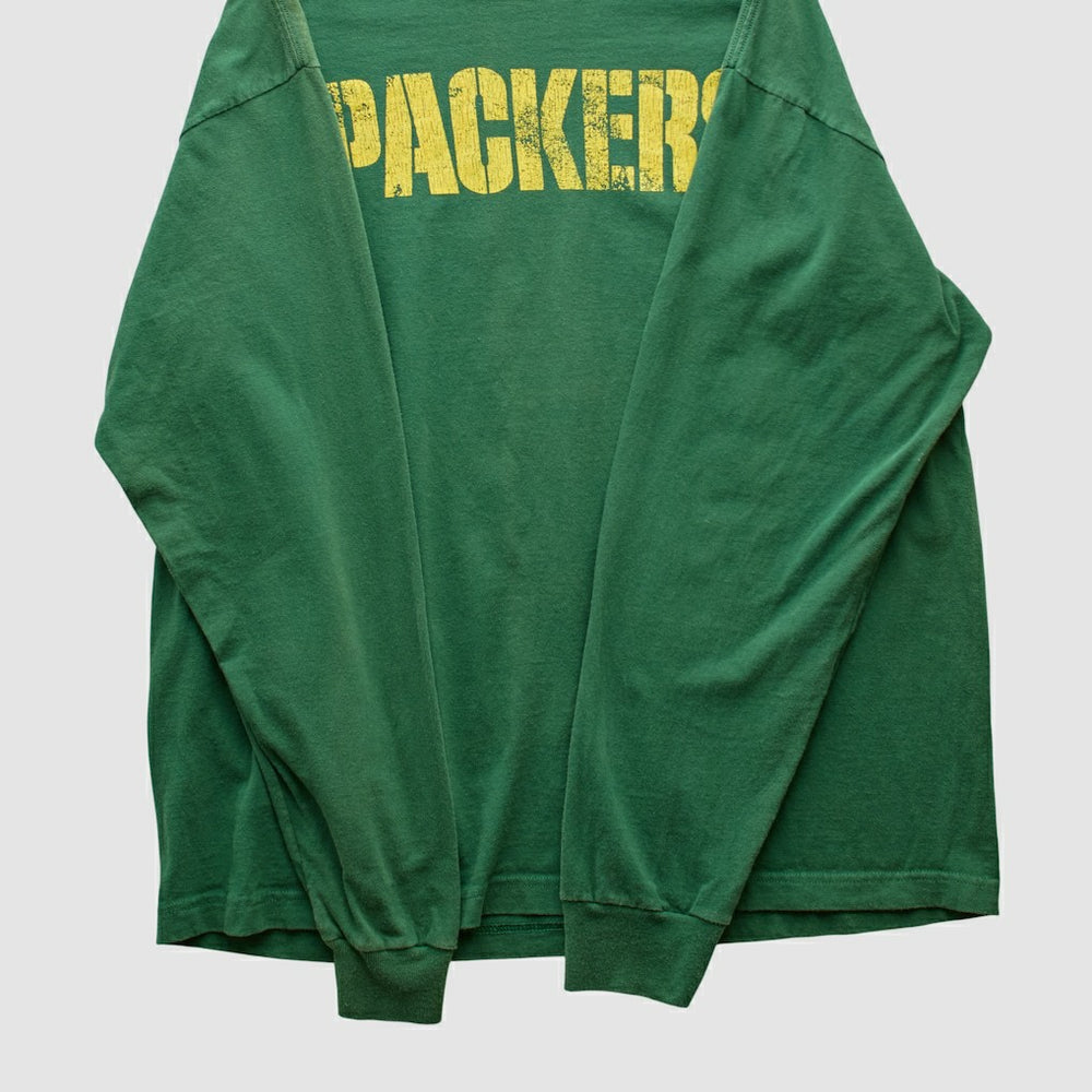 Green Bay Packers Reebok 2000s Long Sleeve T-shirt - Green Vintage outlet