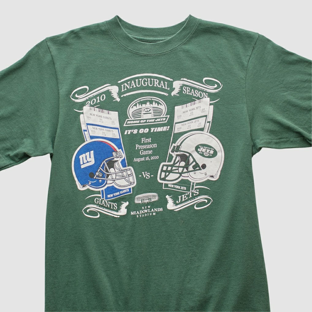 New York Jets Reebok 2010 T-shirt - Green Vintage discount