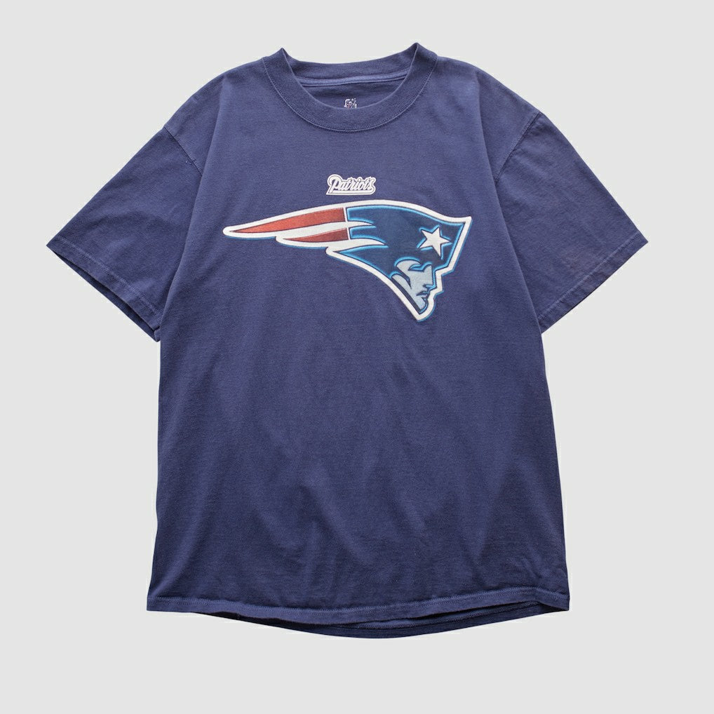 New England Patriots NFL 2000s T-shirt - Navy Vintage for sale