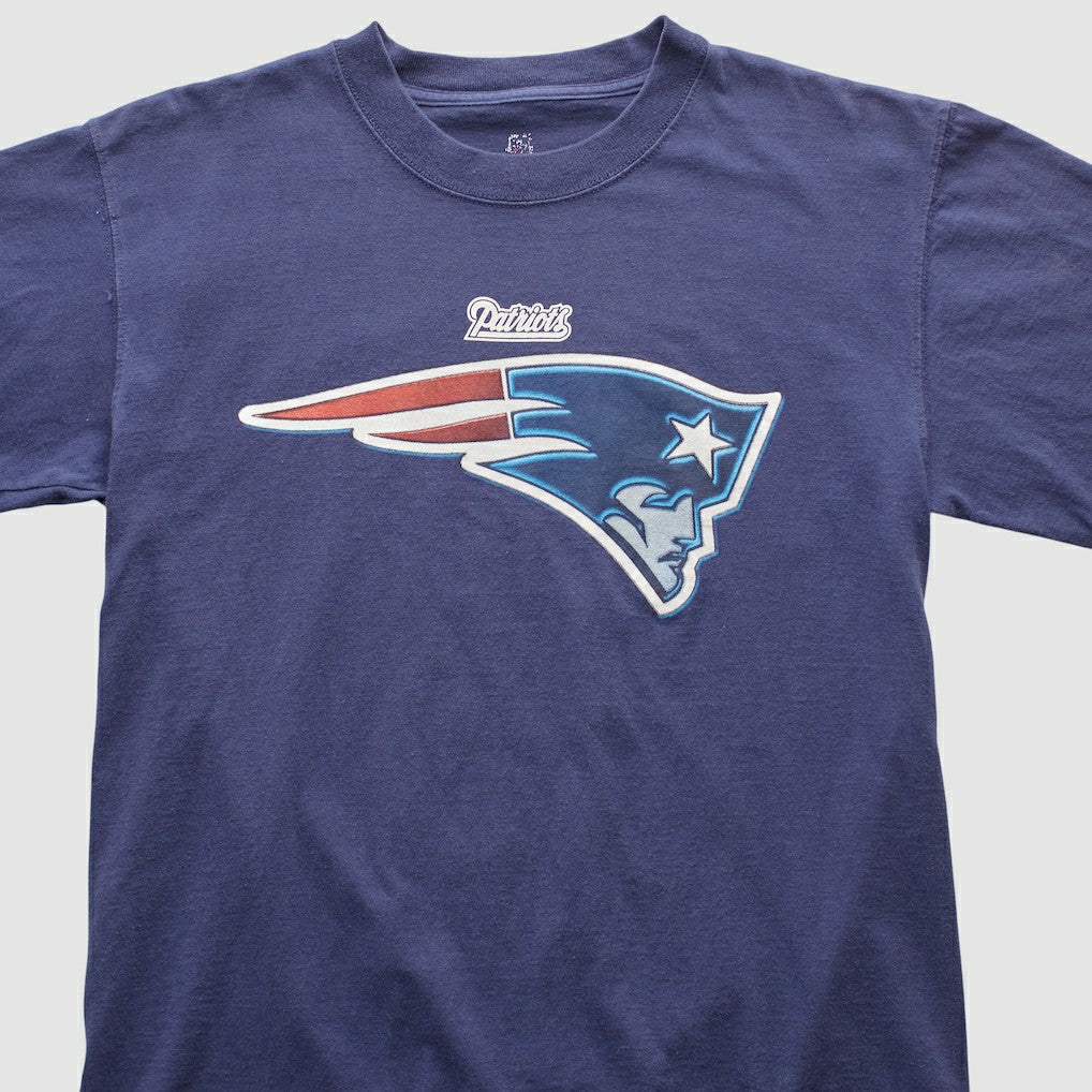 New England Patriots NFL 2000s T-shirt - Navy Vintage for sale