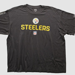 Pittsburgh Steelers Reebok 2000s T-shirt - Black Vintage on sale