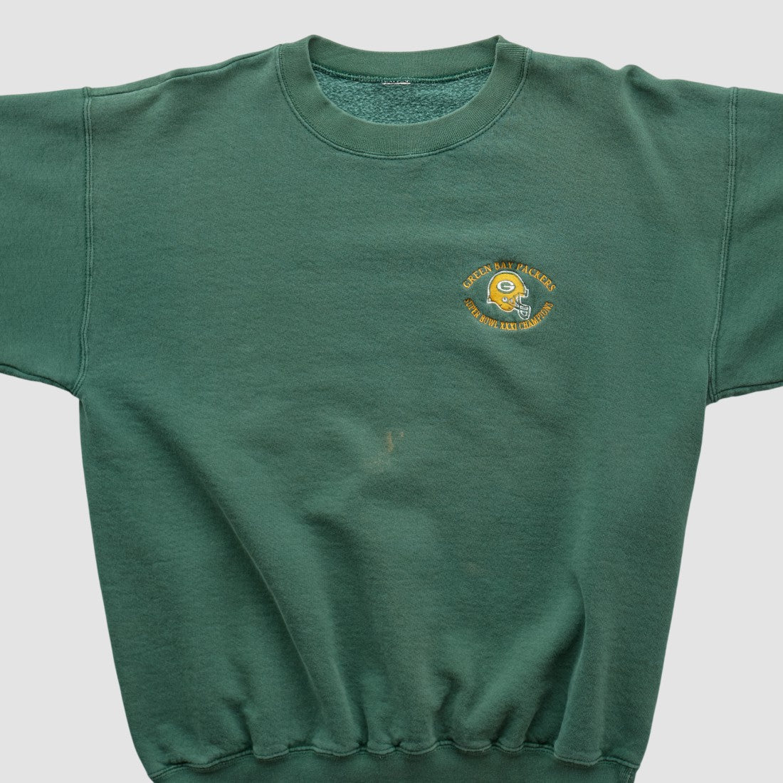 Green Bay Packers 1997 Sweatshirt - Green Vintage cheap