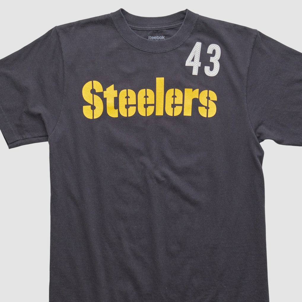 Pittsburgh Steelers Reebok 2000s T-shirt - Black Vintage discount