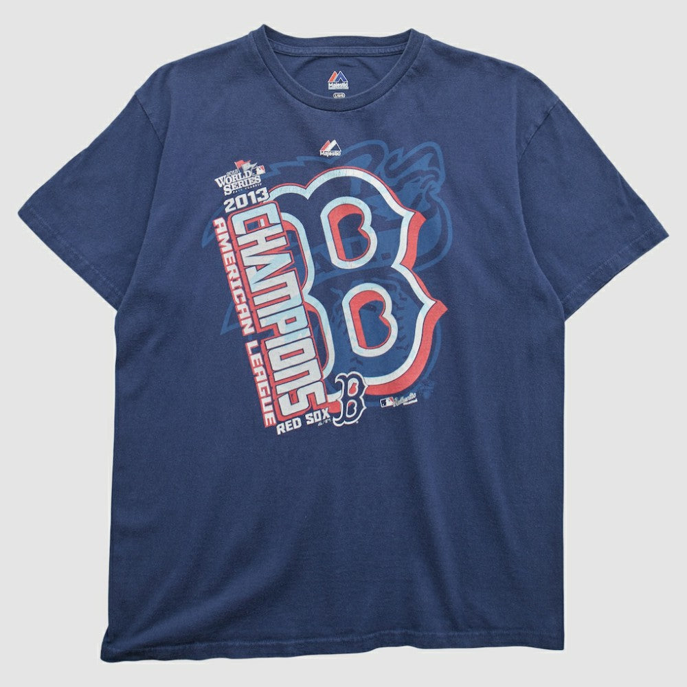 Boston Red Sox Majestic 2013 T-shirt Navy Vintage