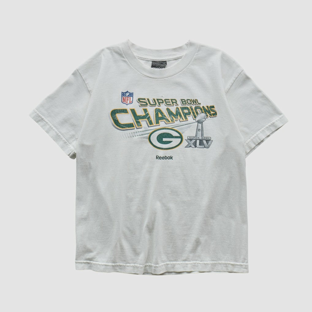 Green Bay Packers Reebok 2011 T-shirt - White Vintage on sale