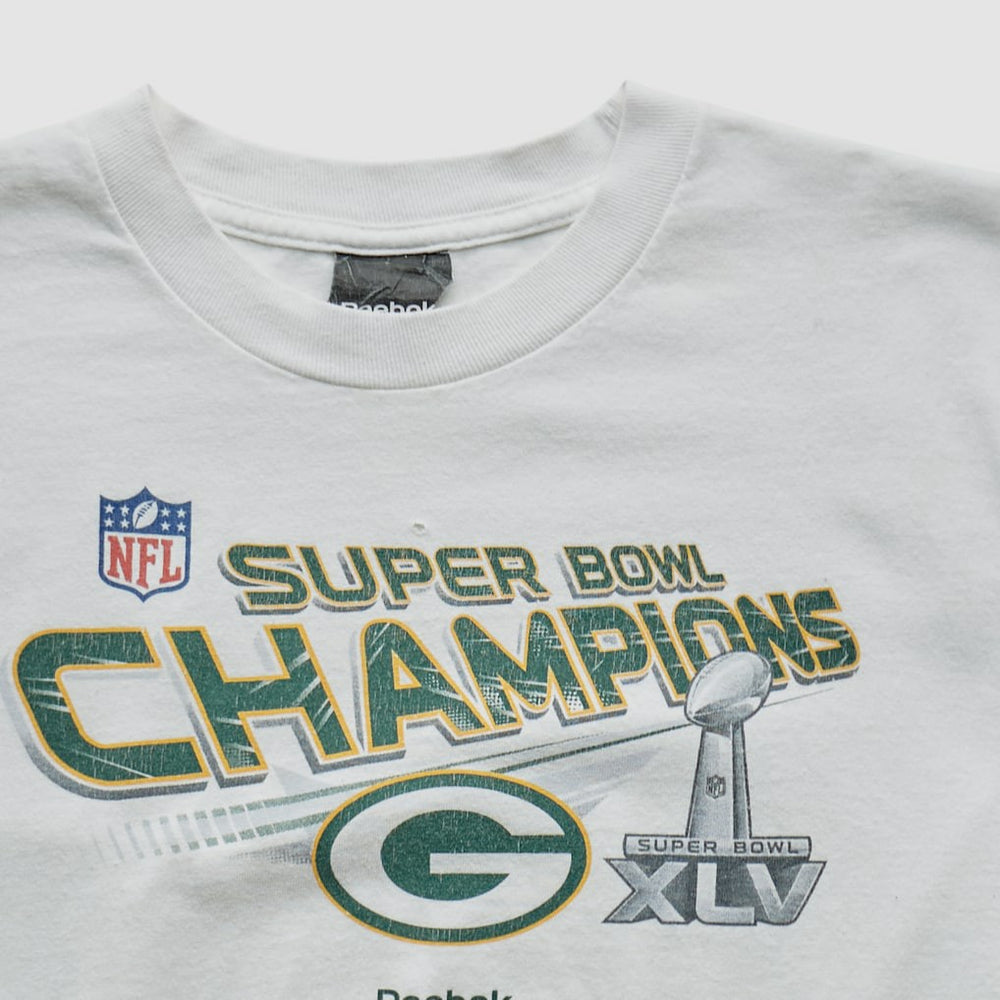 Green Bay Packers Reebok 2011 T-shirt - White Vintage on sale