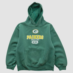 Green Bay Packers NFL 2000s Hooded Sweatshirt - Green Vintage sale